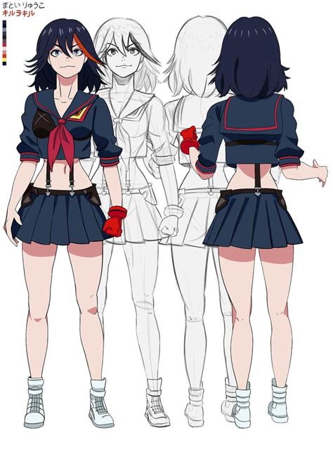 Kill La Kill Cosplay Poses Anime Anime Poses Female Female Character Design Character Design