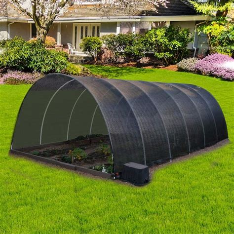 Agfabric 12 Ft X 10 Ft Black 70 Greenhouse Sunblock Shade Cloth With