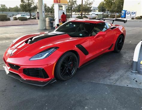 Chevrolet Corvette C7 Zr1 Painted In Torch Red Photo Taken By Cloud