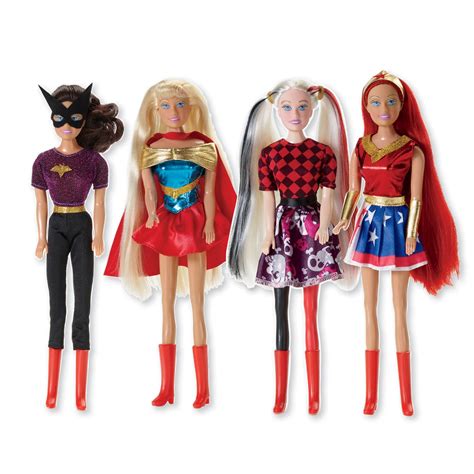 Set Of 4 Super Hero Dolls Montgomery Ward