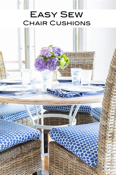 DIY Chair Cushions for My Kitchen | In My Own Style
