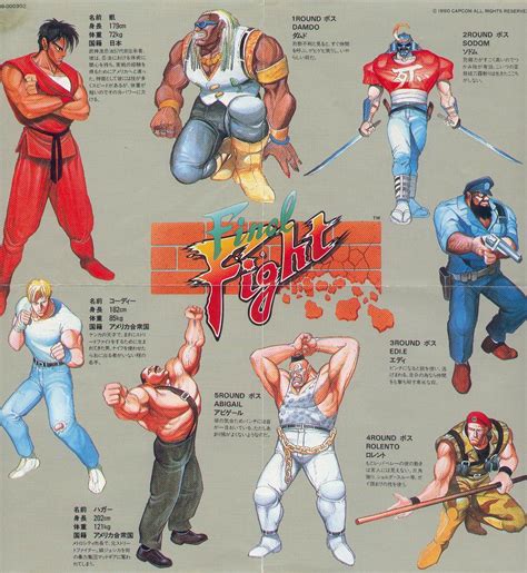 Final Fight Capcom Art Street Fighter Art Street Fighter