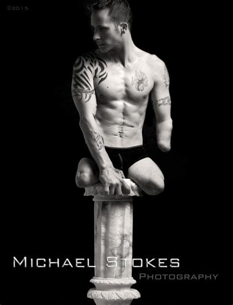 Wounded Veterans Strip For Michael Stokes New Book