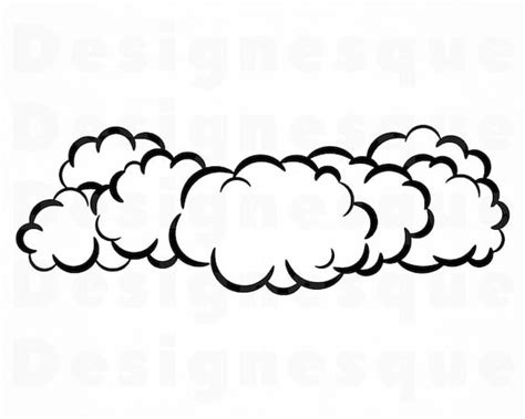 Cloud Eps Cloud Pdf Cloud Clipart Cloud 3 Svg Cloud Files For Cricut