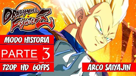 Dragon Ball Fighterz Modo Historia Sub Español Arco Saiyajin Parte 3 Youtube