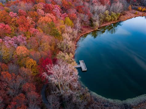 Birds Eye View Of Lake During Daytime · Free Stock Photo