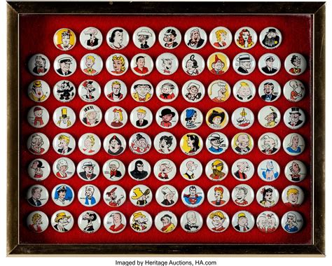 Kelloggs Pep Pins Complete Set Of 86 Kelloggs 1945 47 Lot