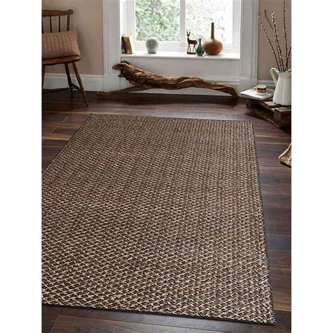 Rugsotic Carpets Hand Woven Jute 5x8 Eco Friendly Area Rug Solid