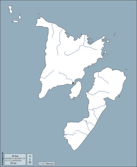 Visayas Centrale Mappa Gratuita Mappa Muta Gratuita Cartina Muta The