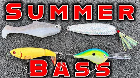 Best Baits For Summer Bass Fishing Shallow And Deep YouTube