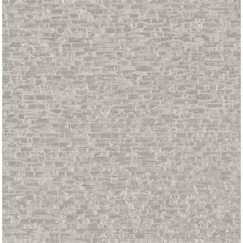 A Street Prints Belvedere Grey Faux Slate Paper Strippable Wallpaper