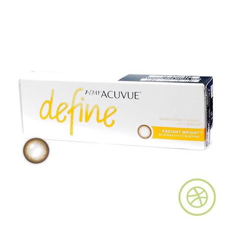 1 Day Acuvue Define 30 Pack Radiant Series Contacts Cow Your