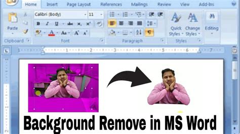 Super Easy Remove Picture Background In Ms Word How To Remove