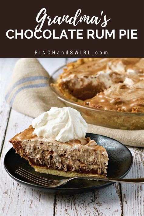 Chocolate Rum Pie Is A Spectacular Dessert Fluffy Chocolatey Boozy