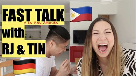 Fast Talk With Filipino German Couple I Vlog On With Rj And Tin I Vlog 83 Youtube