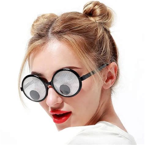 Moving Eyeballs Sunglasses Funny Creative Novelty Party Eye Wear Fancy Funny Toy Party Costumes