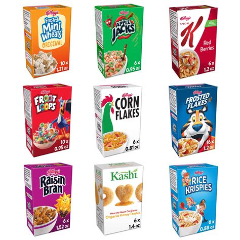 Kelloggands Cereal Variety Pack Case Of 72 Customprintedsigns