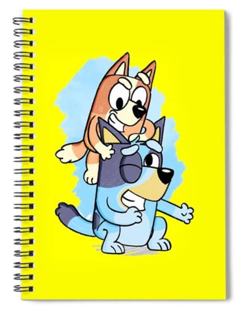 Bluey Spiral Notebooks 6 X 8 Inch 118 Pages Etsy