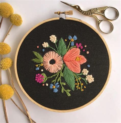Flower Embroidery Art Brazilian Embroidery Embroidery Flowers