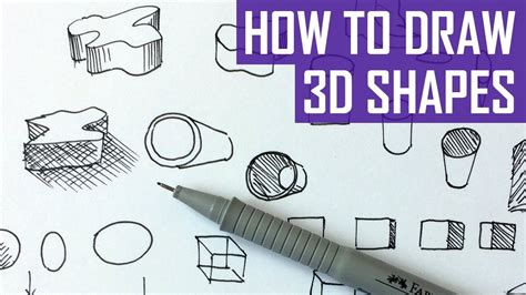 How To Draw 3d Shapes Exercises For Beginners Weightblink