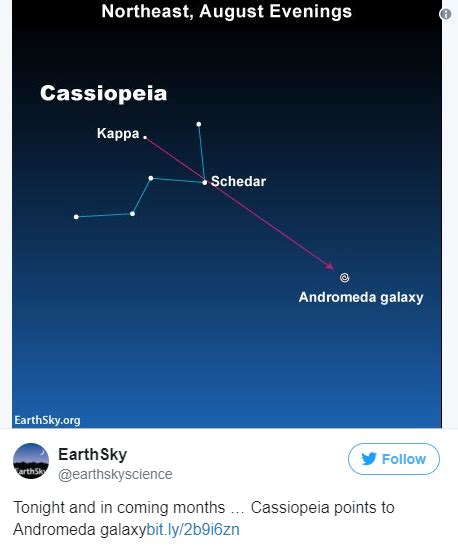 Earth And Space News Cassiopeia The Queen Constellation Is True Arrow