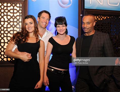 Cote De Pablo Michael Weatherly Pauley Perrette And Rocky Carroll Of
