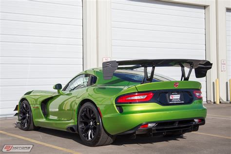 Used 2017 Dodge Viper Acr Extreme Snakeskin Green 25 For Sale Special