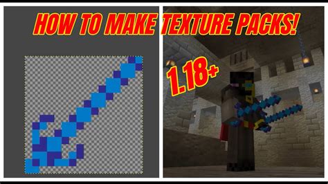 How To Create A Texture Pack Minecraft 118 Resource Pack Tutorial