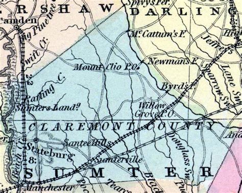 Sumter District South Carolina 1857 House Divided