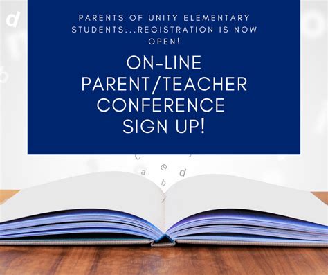 Parentteacher Conference Sign Up Unity School District