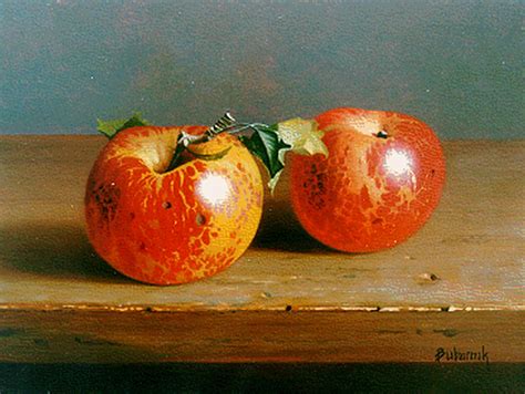 Gyula Bubarnik Schilderijen Vh Te Koop Stilleven Met Appels