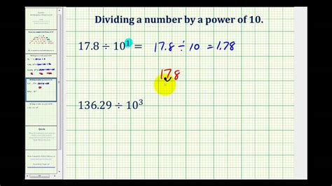 Dividing By Powers Of Ten Youtube
