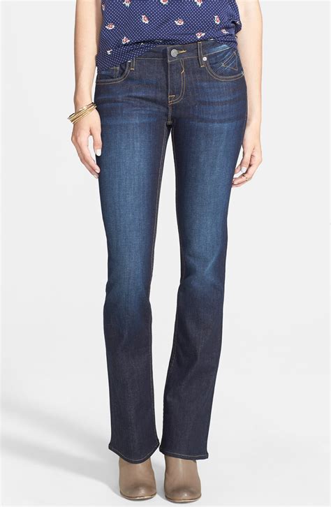 Vigoss New York Flap Pocket Bootcut Jeans Dark Wash Nordstrom