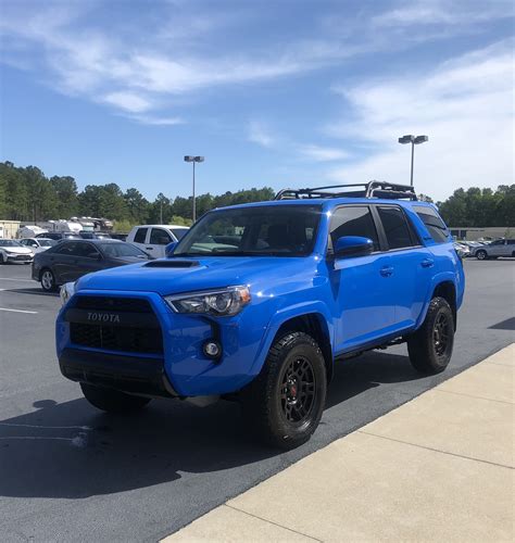 Electric Blue Toyota 4runner