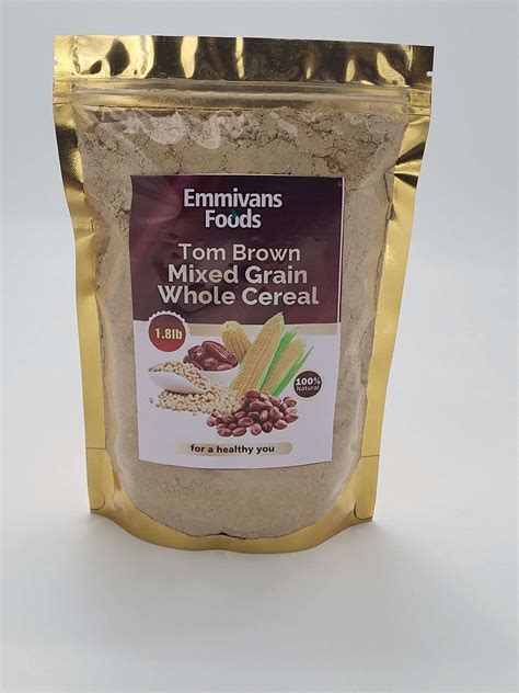 Emmivans Tom Brown Roasted Corn Flour Cereal Tom Brown Porridge 18lb