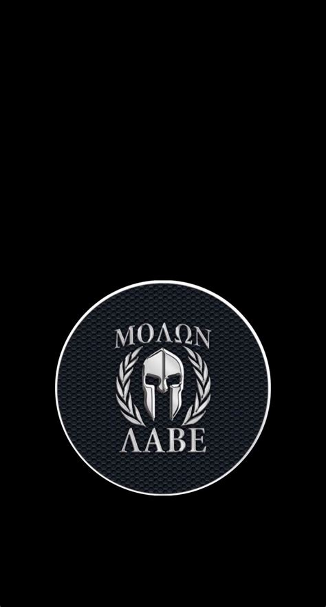 Molon Labe Phone Wallpaper Hd Wallpaper Sparta Spartans Logo Helmet