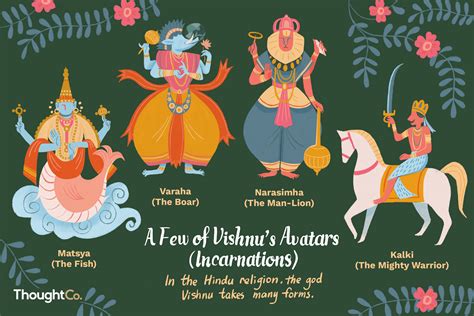 The 10 Avatars Of The Hindu God Vishnu