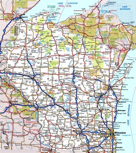 Map Wisconsin London Top Attractions Map