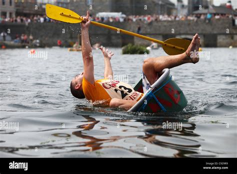 The Quirky Annual World Tin Bath Championships Held On A Summer Weekend