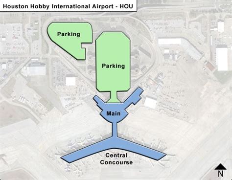 Houston Hobby Airport Map Hou Terminal Guide