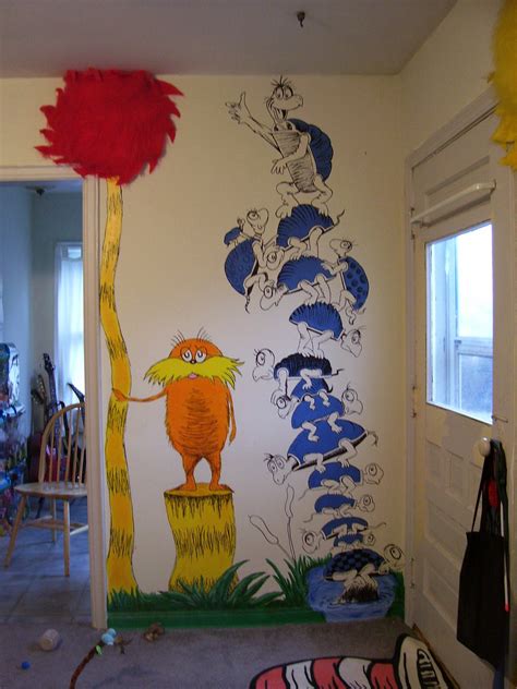 The Lorax And The Tower Of Turtles Including Yertle Mural The Lorax Playroom