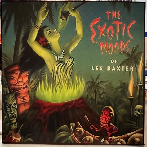 Exotic Moods Les Baxter Exotica Lp Art Decoupaged On Wood Etsy