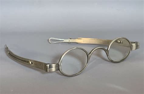 19thc antique victorian era coin silver civil war spectacles old albany glasses antique price