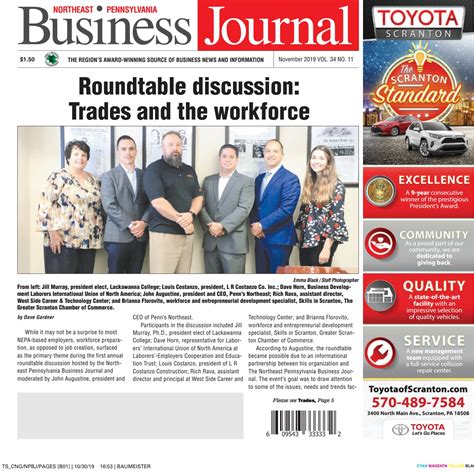 Northeast Pennsylvania Business Journal November 2019 By Cng Newspaper