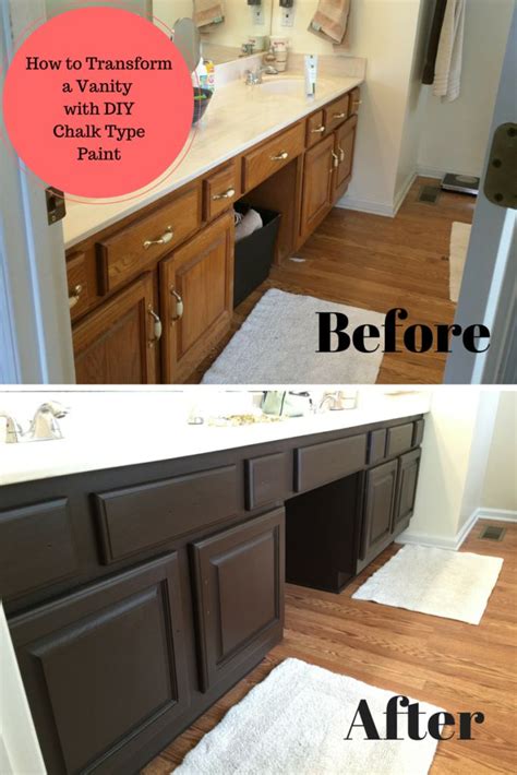 I had some leftover paint from painting my laundry room cabinets and so it led to this post, how to paint a bathroom vanity. Bathroom Vanity Transformation with DIY Chalk Type Paint ...