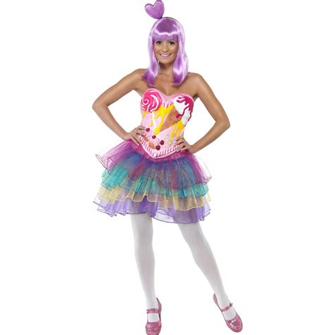 Candy Girl Kostüm Popstar Damenkostüm Candygirl Outfit Karneval Damen