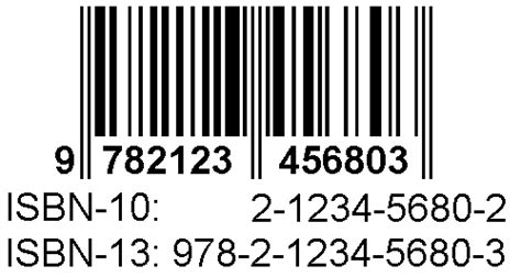 It will always be identified with the prefix isbn and will be either 10 or 13 digits long. International Standard Book Number - Wikidata