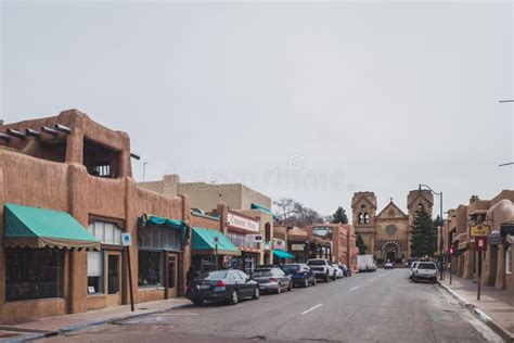 Calles En El Centro De Santa Fe Nuevo México Estados Unidos Foto De