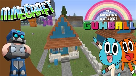 Casa Gumball Minecraft Tutorial Como Hacer La Casa De Gumball En