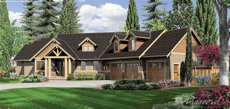 Cool Craftsman House Plans With Drive Under Garage 6 Pattern